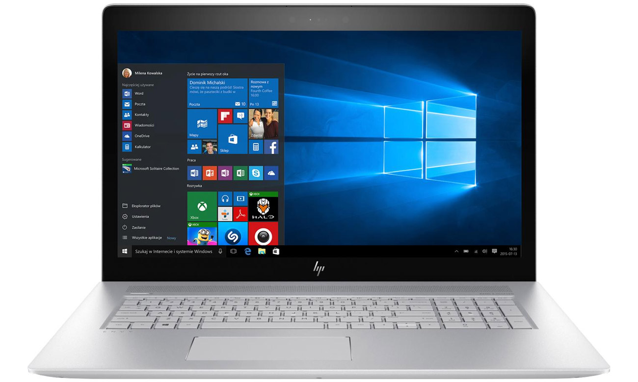 HP Envy 17 układ graficzny GeForce MX150