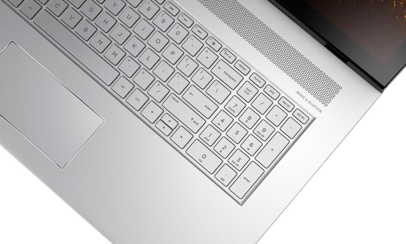 HP Envy 17 podświetlana klawiatura