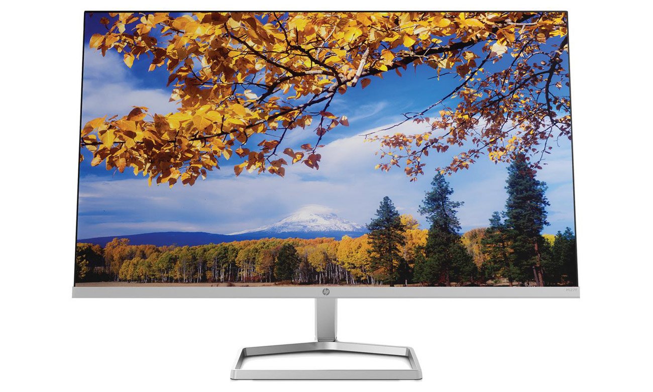 HP M27f widok z przodu