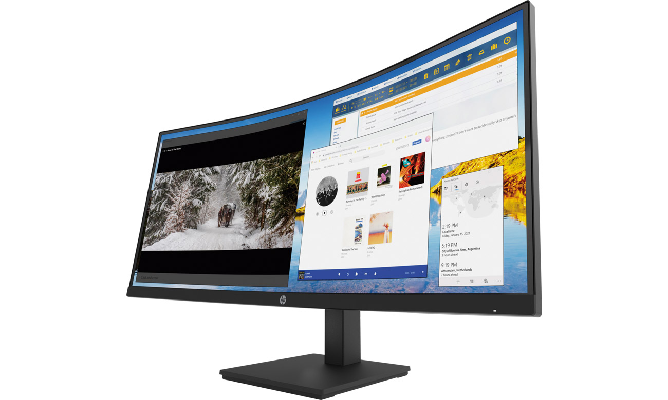 Monitor do domu i biura HP M34d Curved