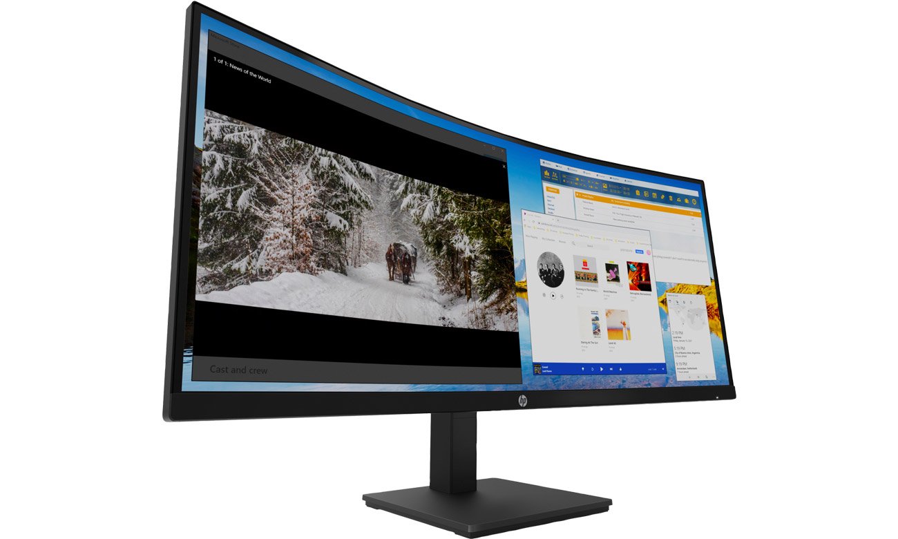 Monitor do domu i biura HP M34d Curved