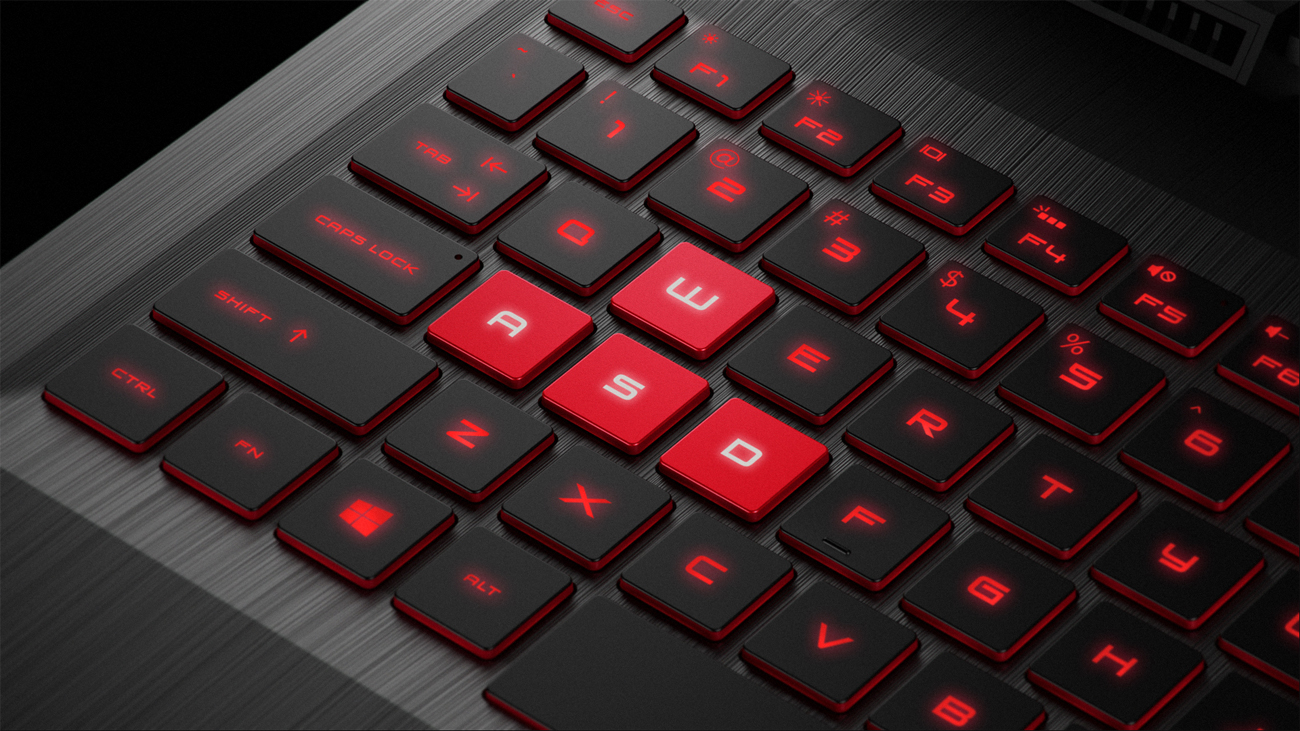 HP OMEN podświetlana klawiatura