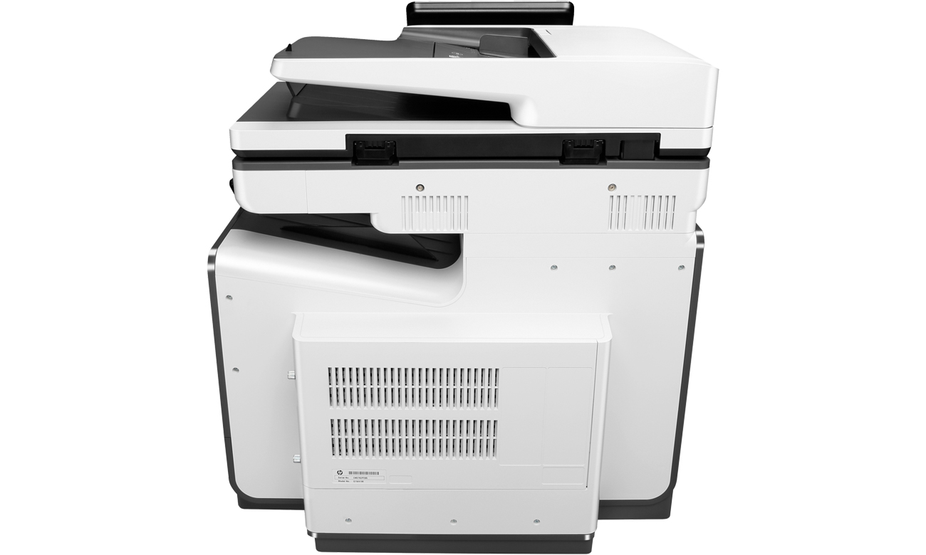HP PageWide Managed E558650z Widok z tyłu