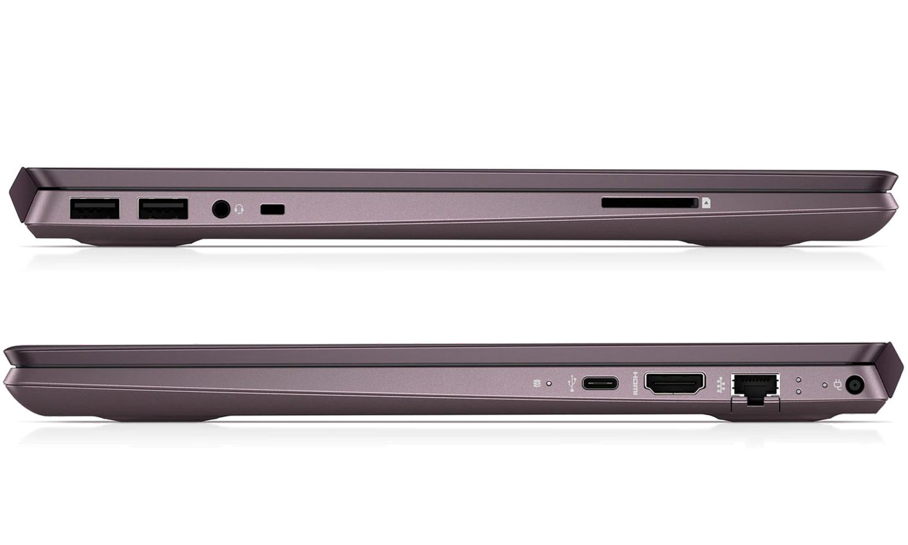 HP Pavilion Notebook 14-ce0011nw wąska ramka metalowe wykończenie nowoczesny wygląd