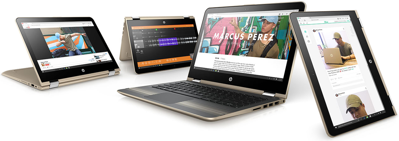 HP Pavilion x360 4 tryby pracy
