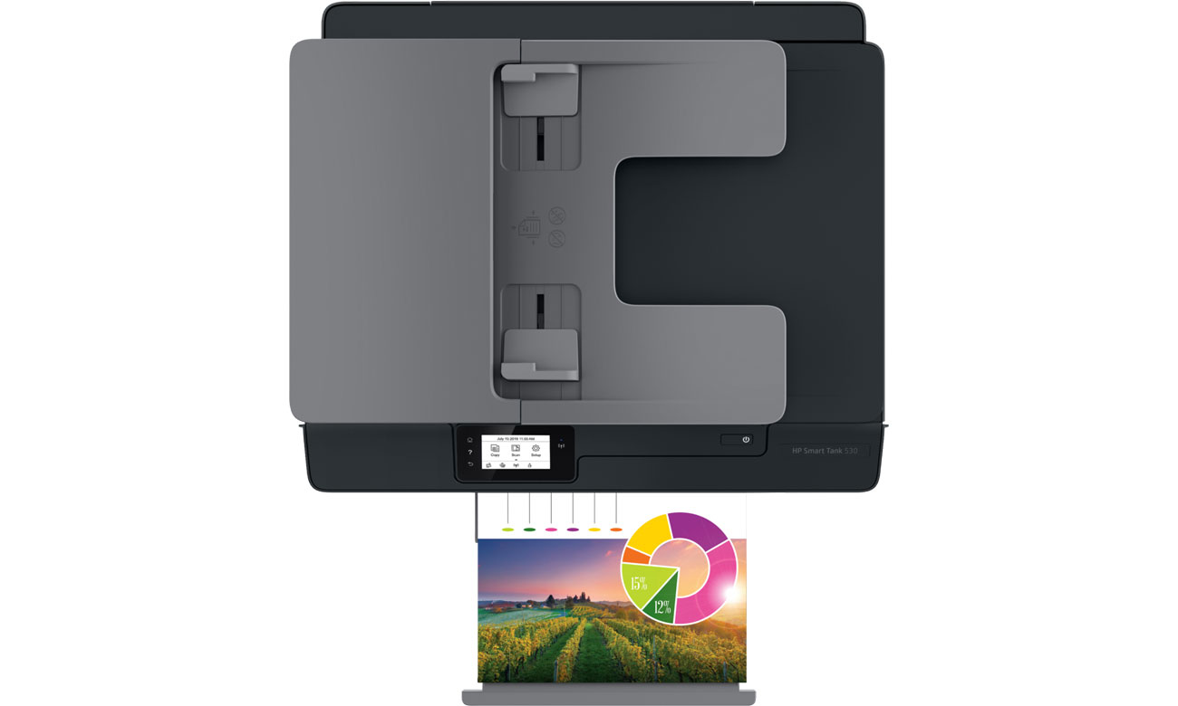 HP Smart Tank 530 4SB24A - Widok z góry