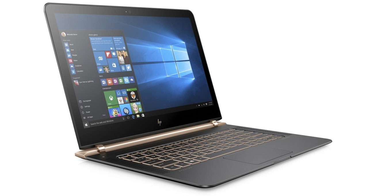 Laptop HP Spectre Pro 13 podświetlana klawiatura