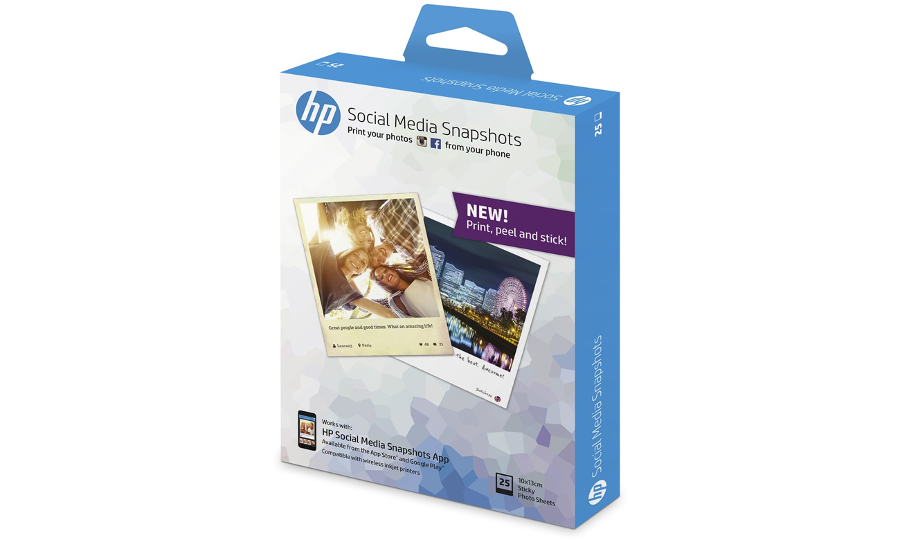 Papier fotograficzny HP Social Media Snapshots
