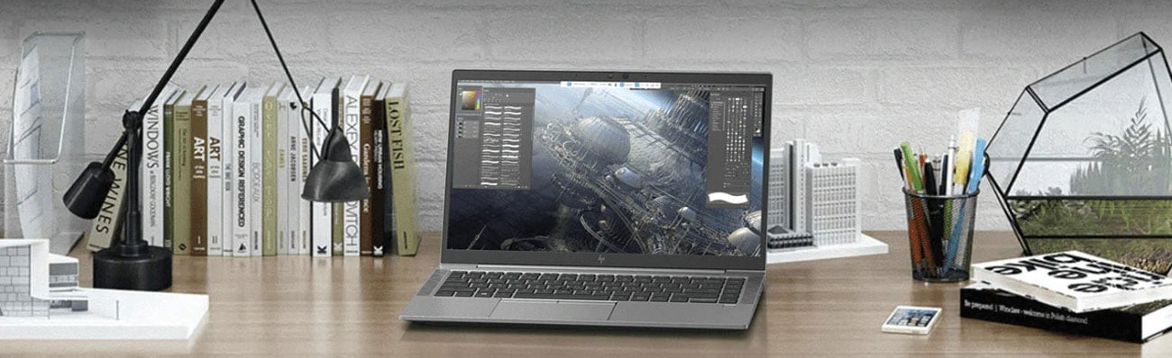 HP Zbook Firefly 14 G8 screen and keyboard