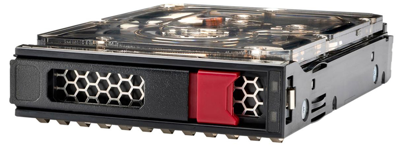Dysk serwerowy HPE 7.2K LFF LP HDD - Widok od przodu pod kątem