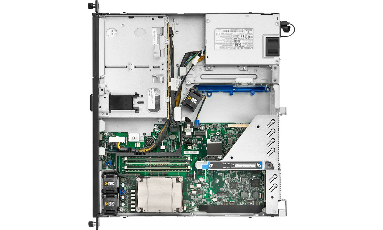 HPE ProLiant DL20 G10 wnętrze