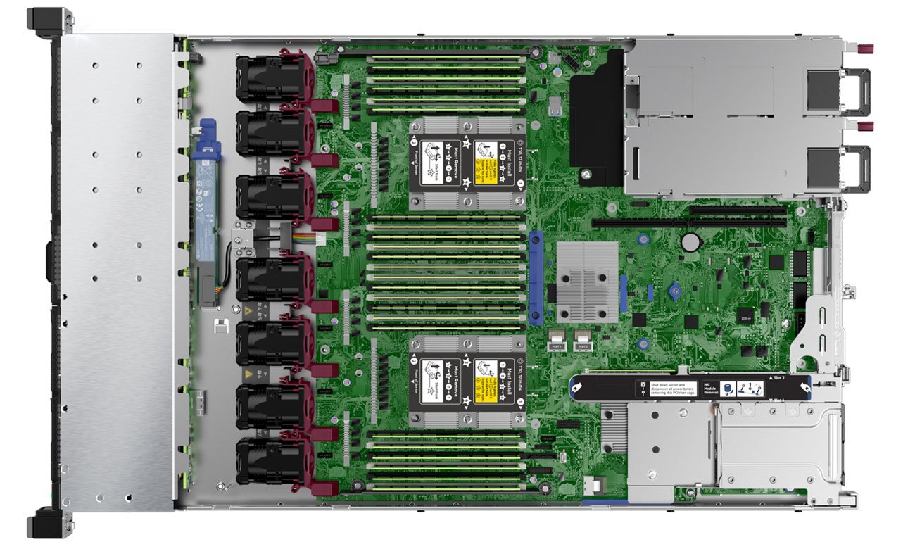 HPE ProLiant DL360 G10 środek