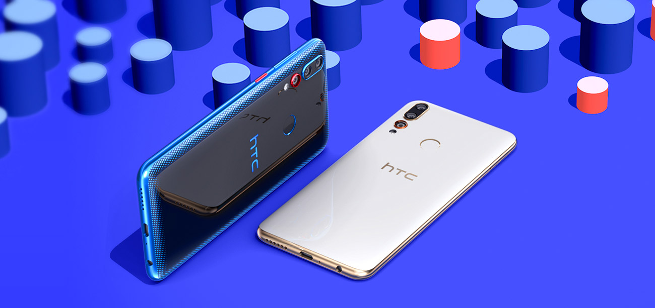 Smartfon HTC Desire 19+ niebieski