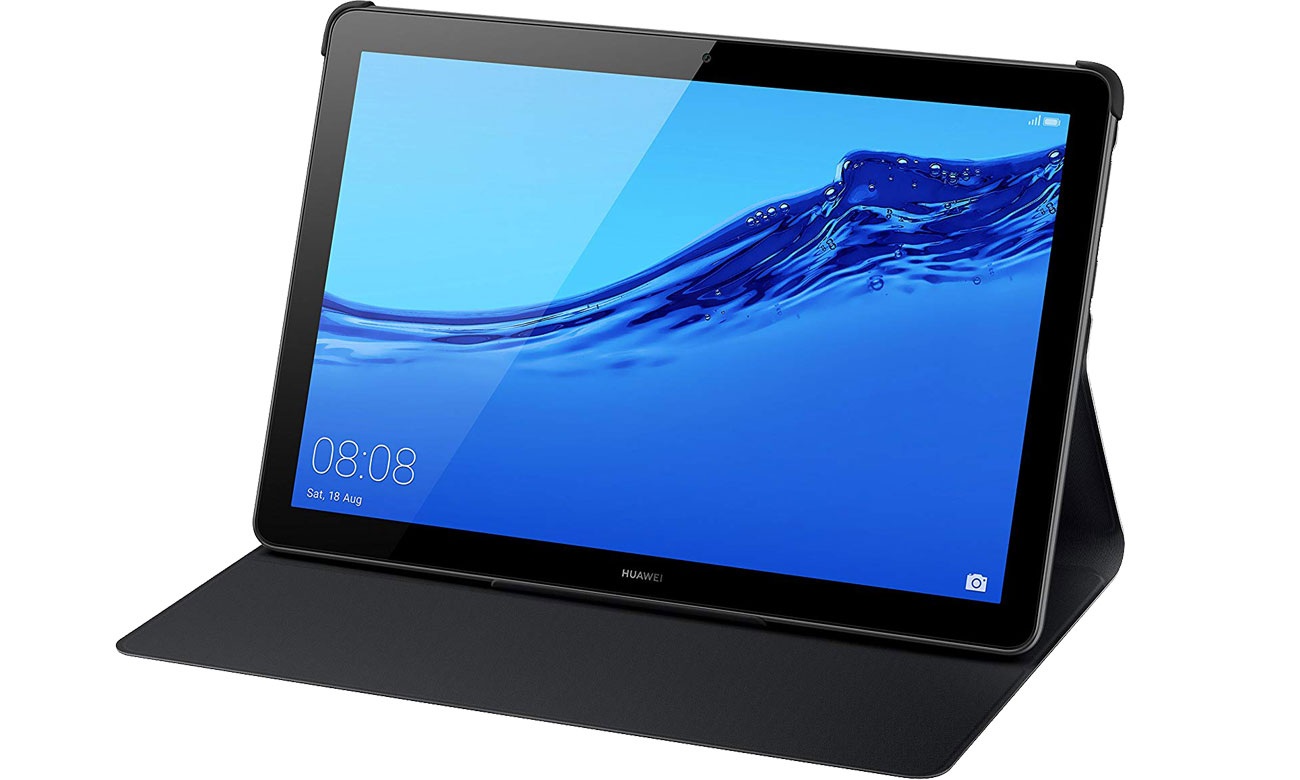 Flip cover do Mediapad T5 10.0 czarny funkcja podstawki