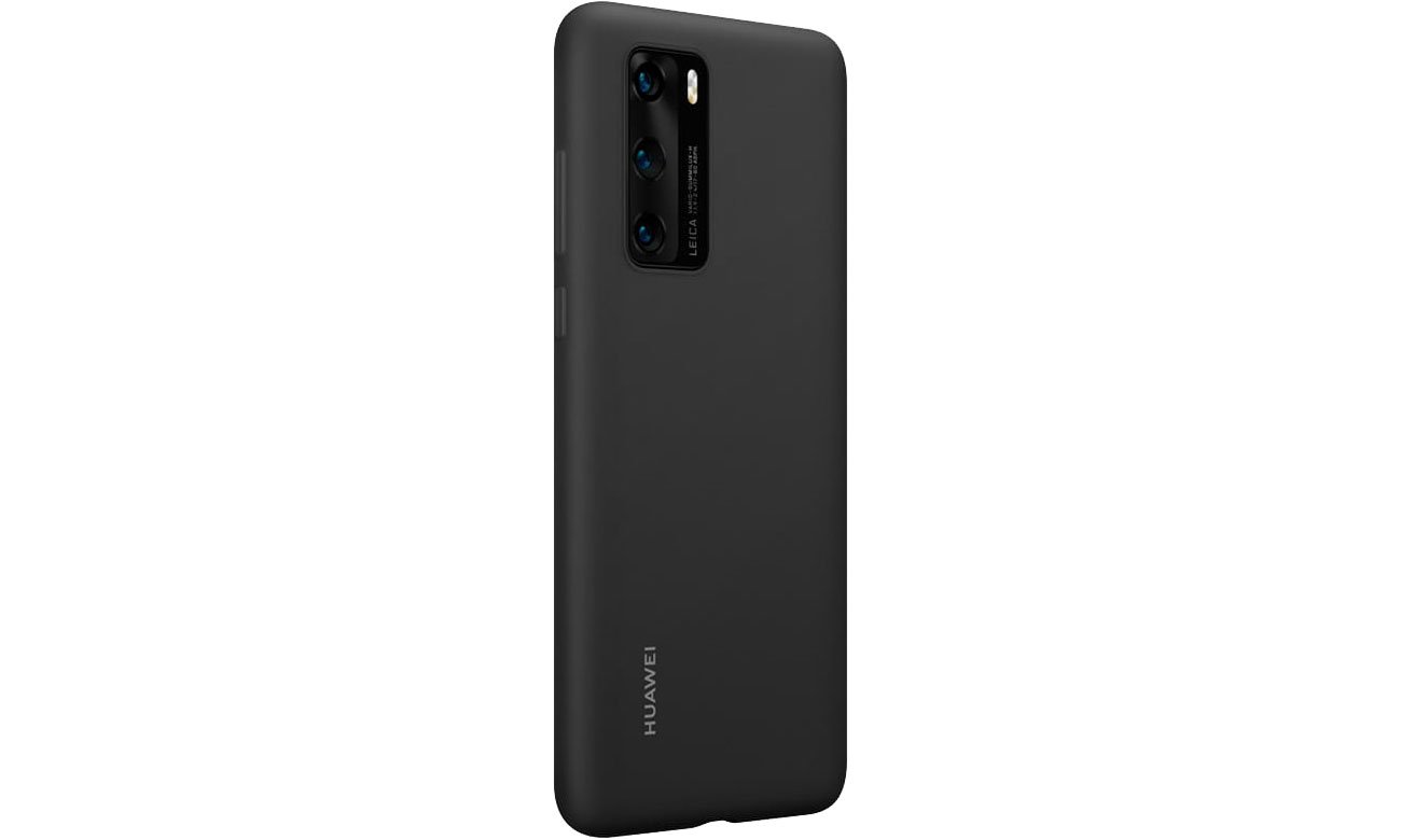 Huawei Plecki silikonowe Huawei P40 czarne 51993719