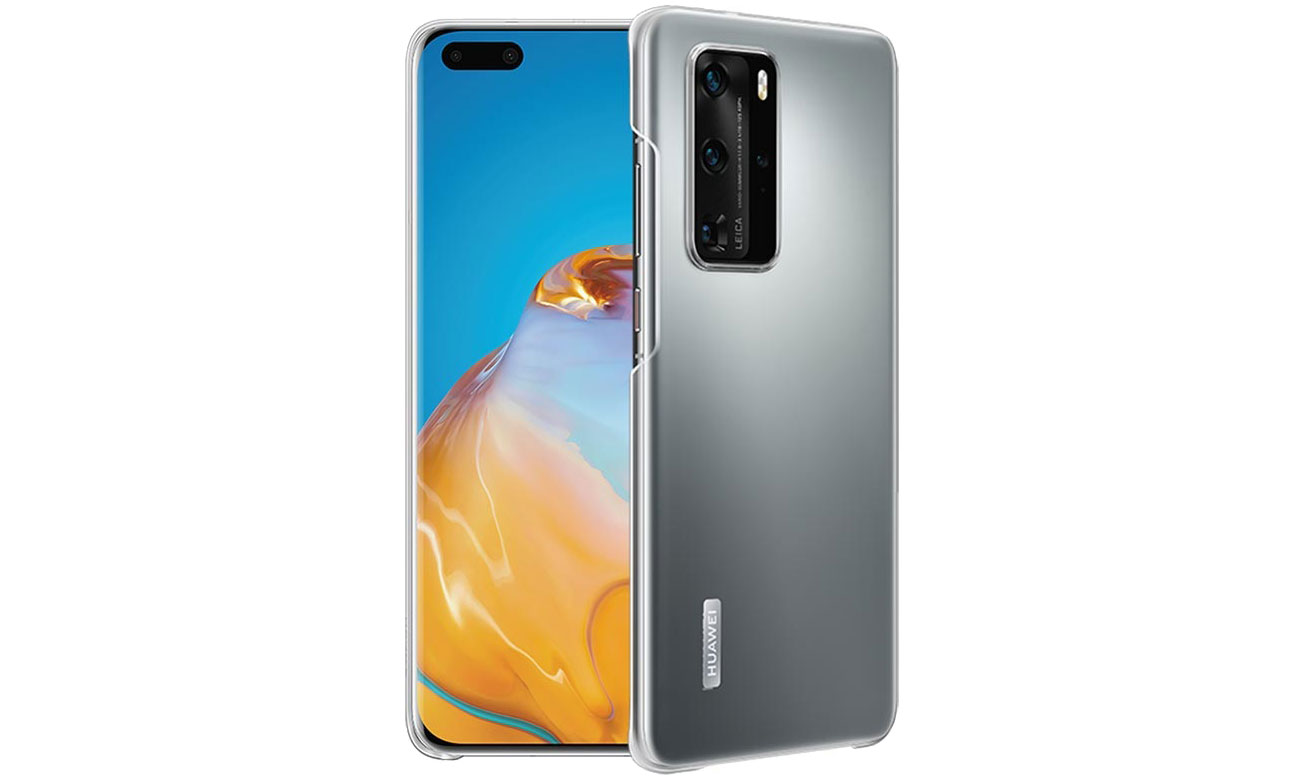 Huawei Plecki silikonowe Huawei P40 Pro przezroczyste 51993809