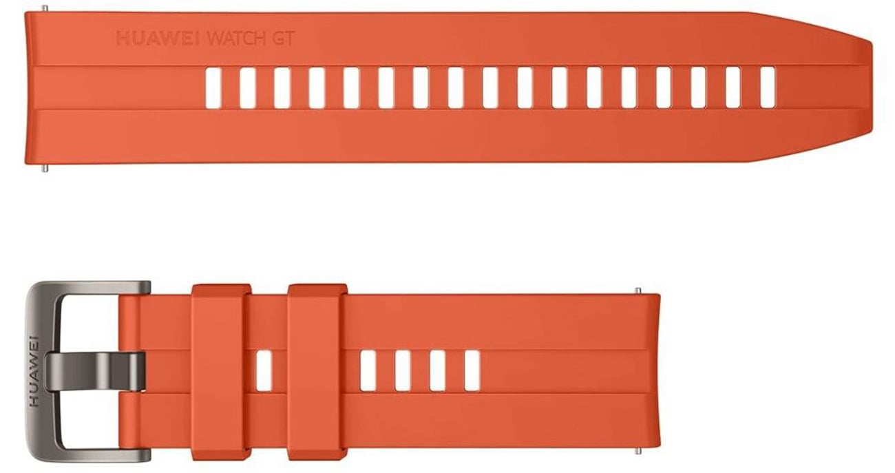 Pasek Silikonowy do Huawei Watch GT pomarańczowy 55031982