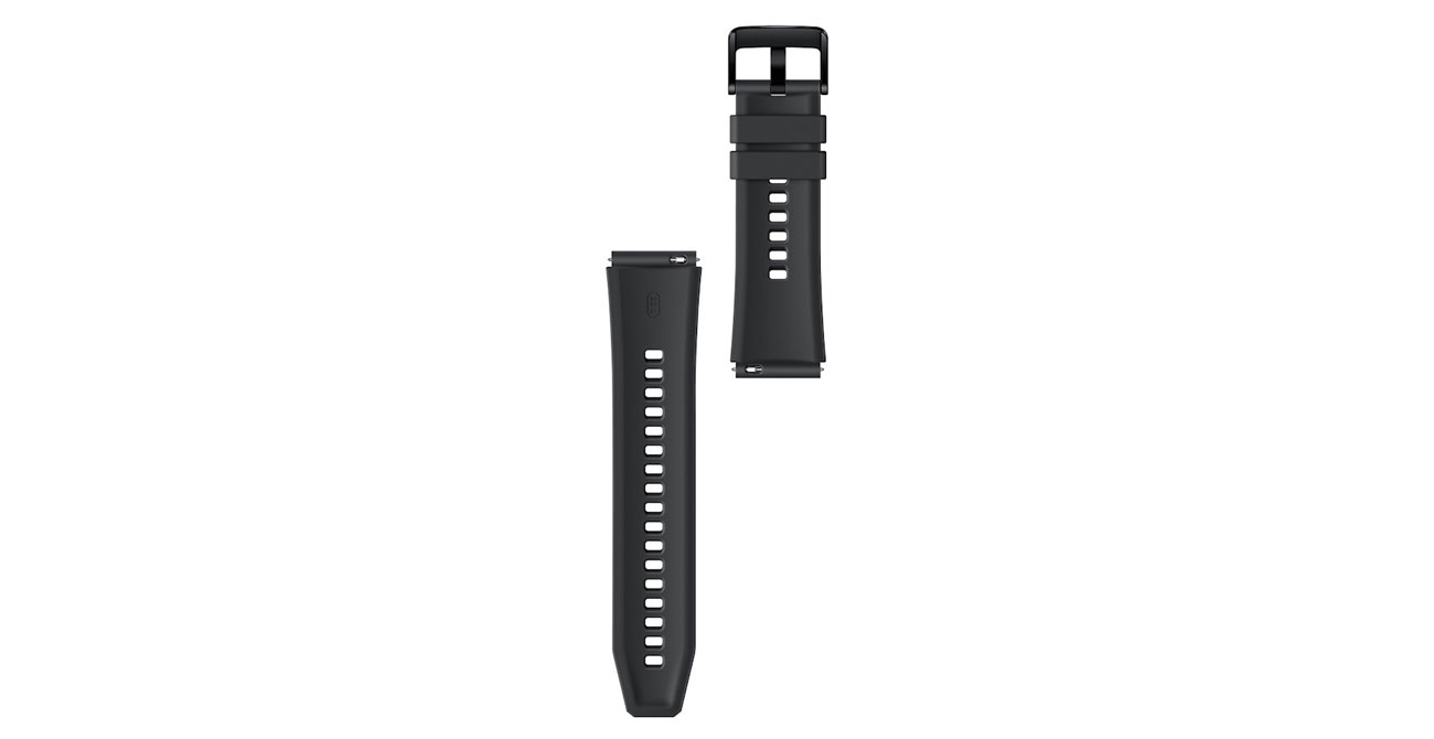Pasek Silikonowy do Huawei Watch GT 2 Pro czarny 55033626
