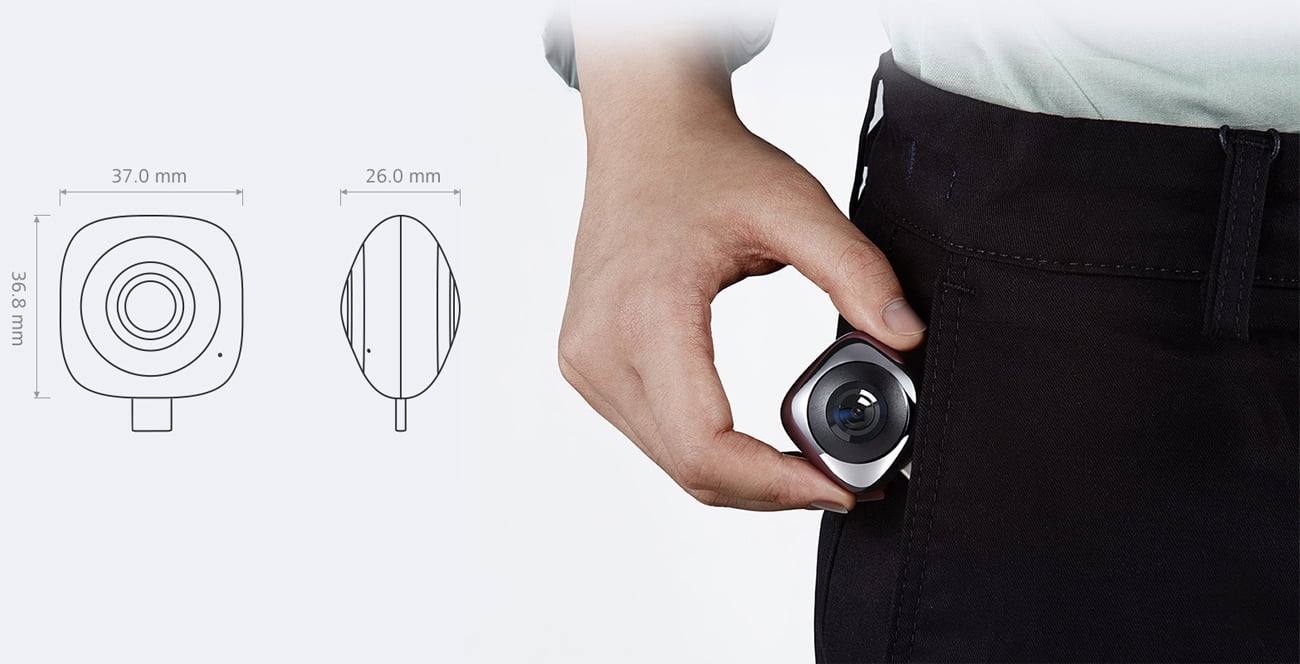 Huawei EnVizion 360 Camera Kompaktowa konstrukcja