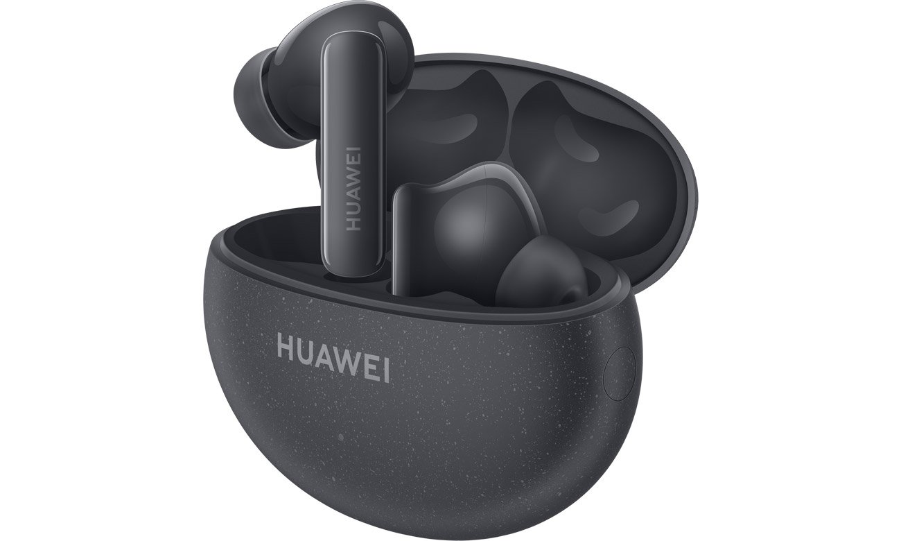 Бездротові навушники HUAWEI FreeBuds 5i Black - Загальний вигляд навушників і кейса