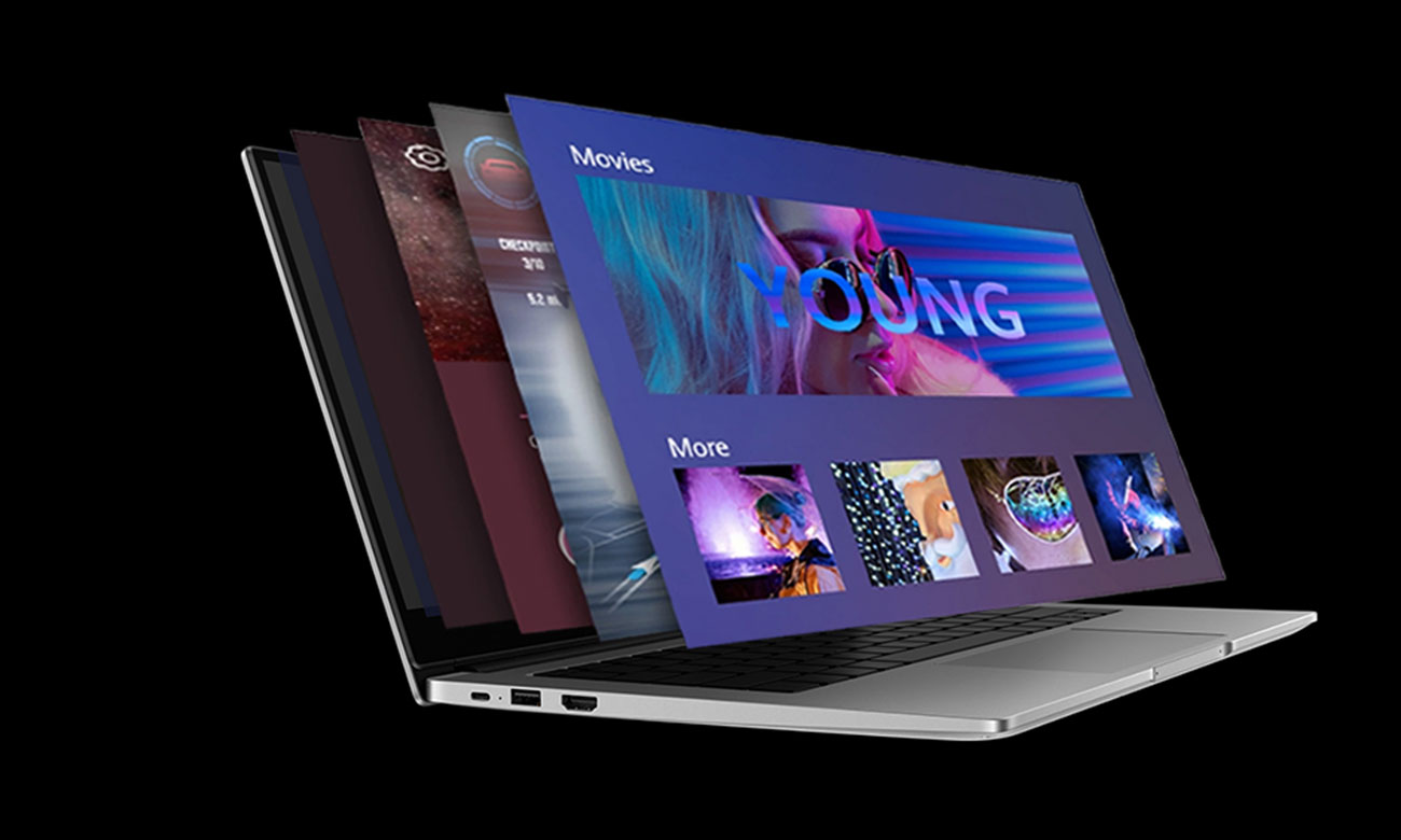 Huawei MateBook D 14 2022 porty