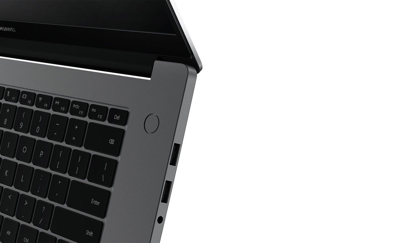 Huawei MateBook D 15 2022 przycisk zasilania