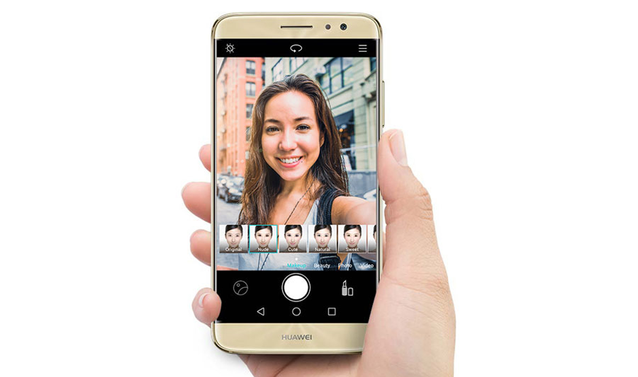 huawei Nova Plus selfie kamera 8 Mpix algorytmy Beauty skin 3.0 i Beauty make-up 2.0