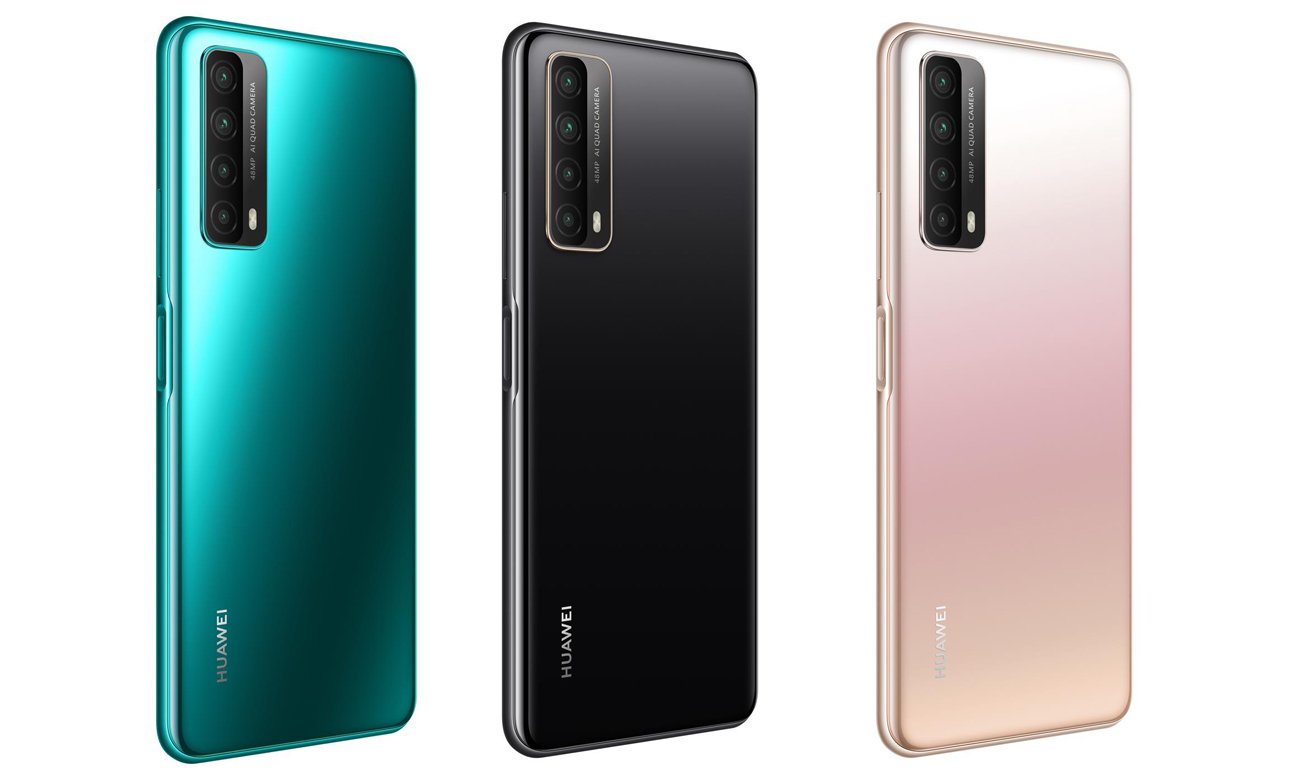 Smartfon Huawei P smart 2021 w kolorze czarnym