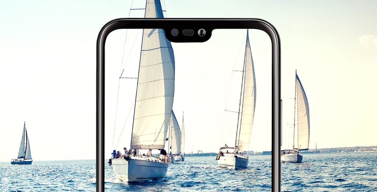 Huawei P20 Lite podwójny aparat 16 + 2 Mpix bokeh