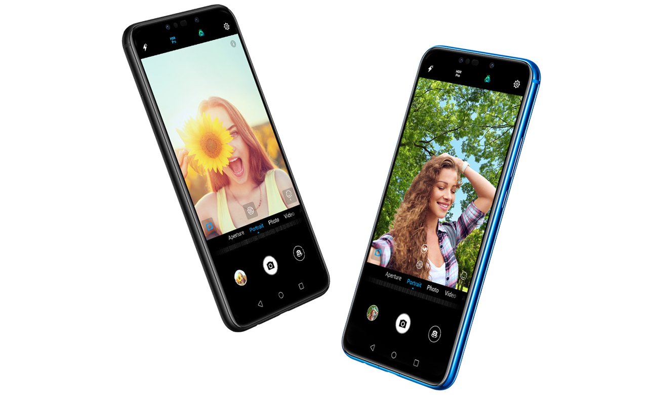 HUAWEI P Smart+ podwójny aparat selfie 24 + 2 mpix hdr pro
