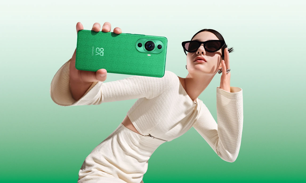 Зелений смартфон Huawei nova 11 Pro