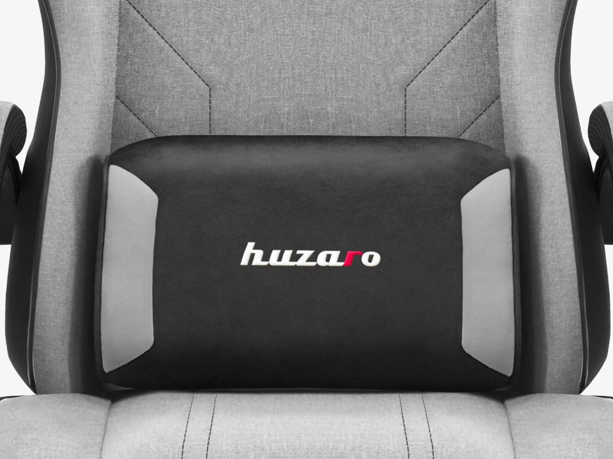 Fotel gamingowy Huzaro Force 3.7 Grey - Poduszka lędźwiowa