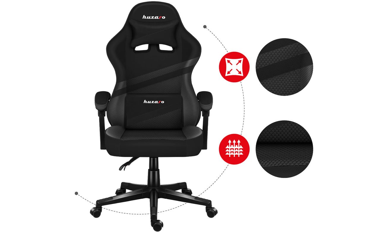 Huzaro Force 4.4 Carbon przewiewne obicie