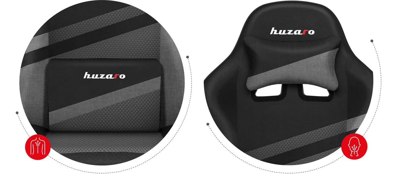 Huzaro Force 4.4 Grey Mesh poduszki