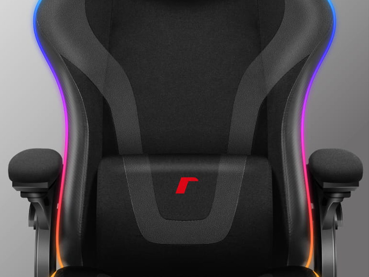 Fotel gamingowy Huzaro Force 4.6 Black RGB Smart - Oświetlenie RGB LED