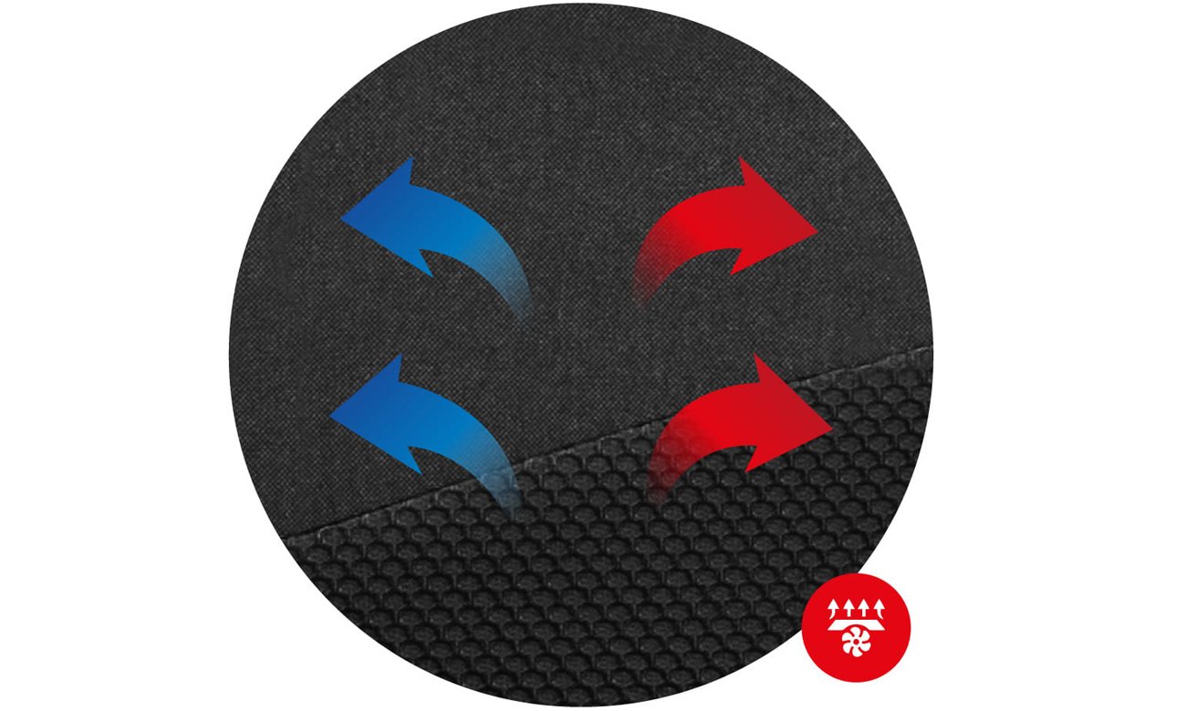 Fotel gamingowy Huzaro Force 6.3 RGB Mesh - Siedzisko w technologii molded foam