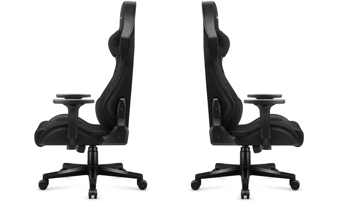 Fotel gamingowy Huzaro Force 7.6 Black - Widok obu boków