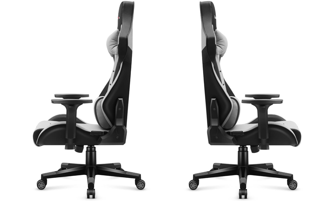Fotel gamingowy Huzaro Force 7.6 Grey - Widok obu boków