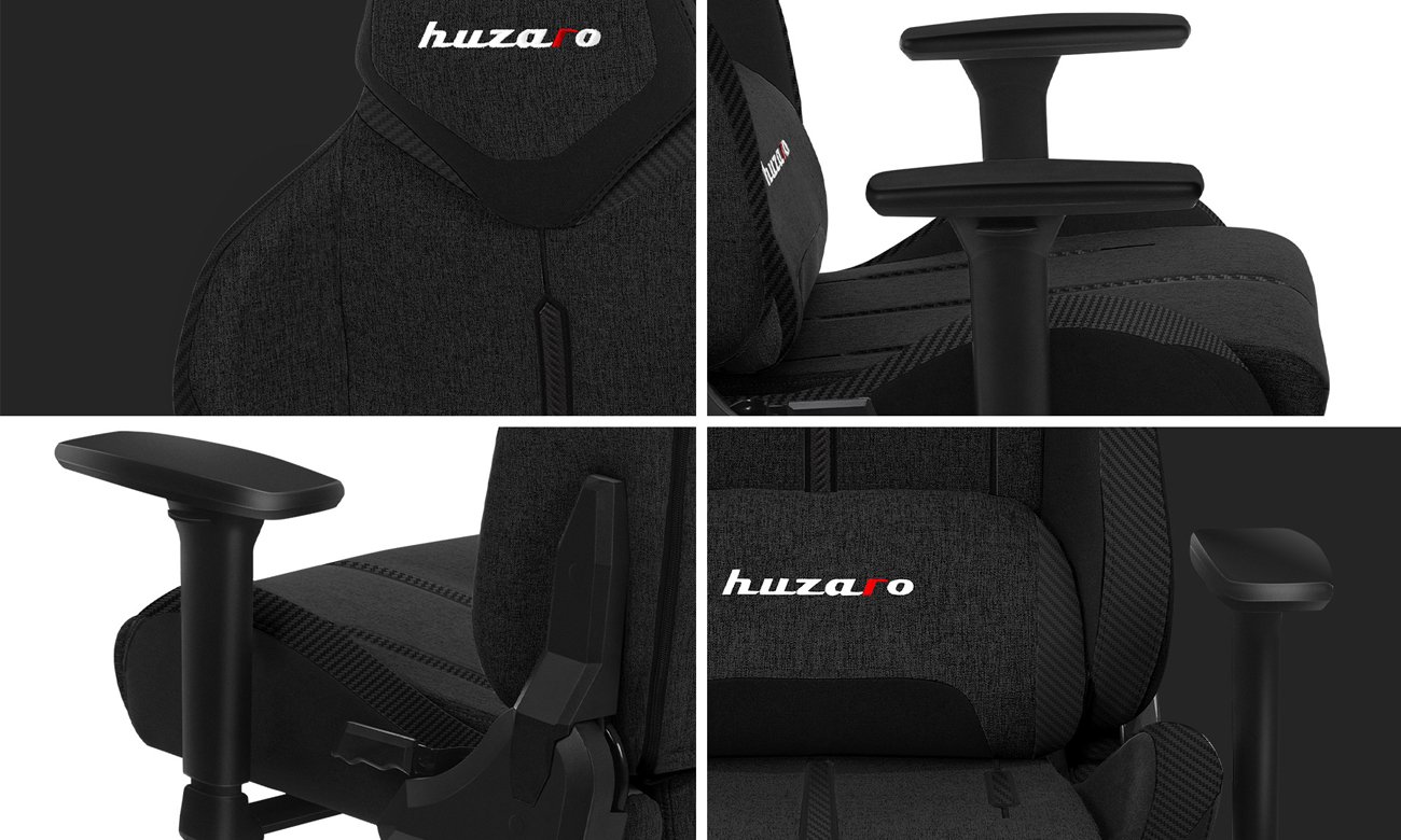 Grafika z funkcjami fotela gamingowego Huzaro Force 7.9 Black Mesh