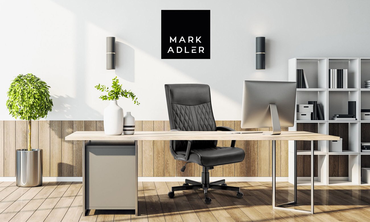Fotel biurowy Mark Adler Boss 3.2 Black - Profilowana konstrukcja i elegancki zagłówek