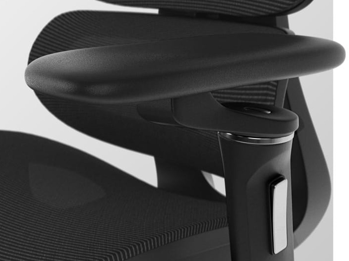 Fotel ergonomiczny Huzaro Mark Adler Expert 7.9 Black - Podłokietniki z regulacją 5D