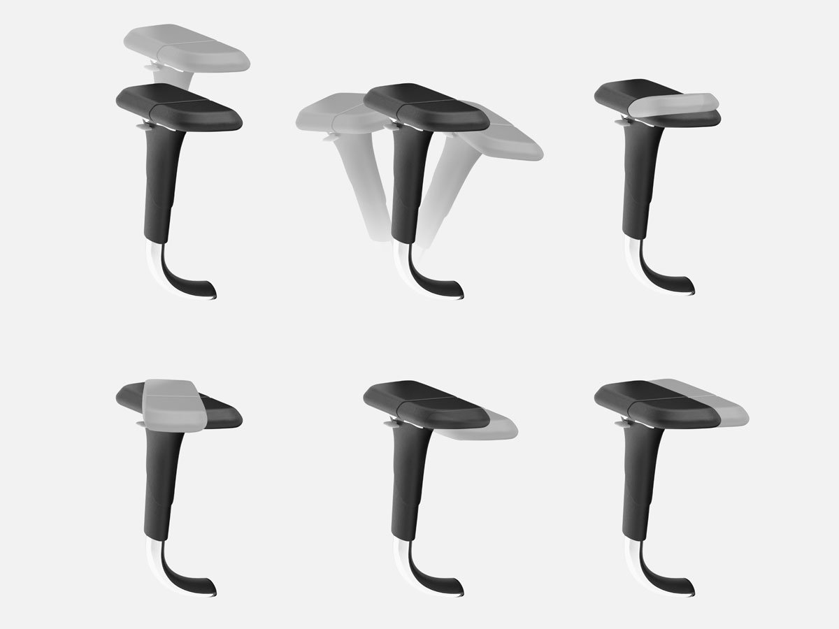Fotel ergonomiczny Mark Adler Expert 9.8 Czarny - Regulowane podłokietniki 6D