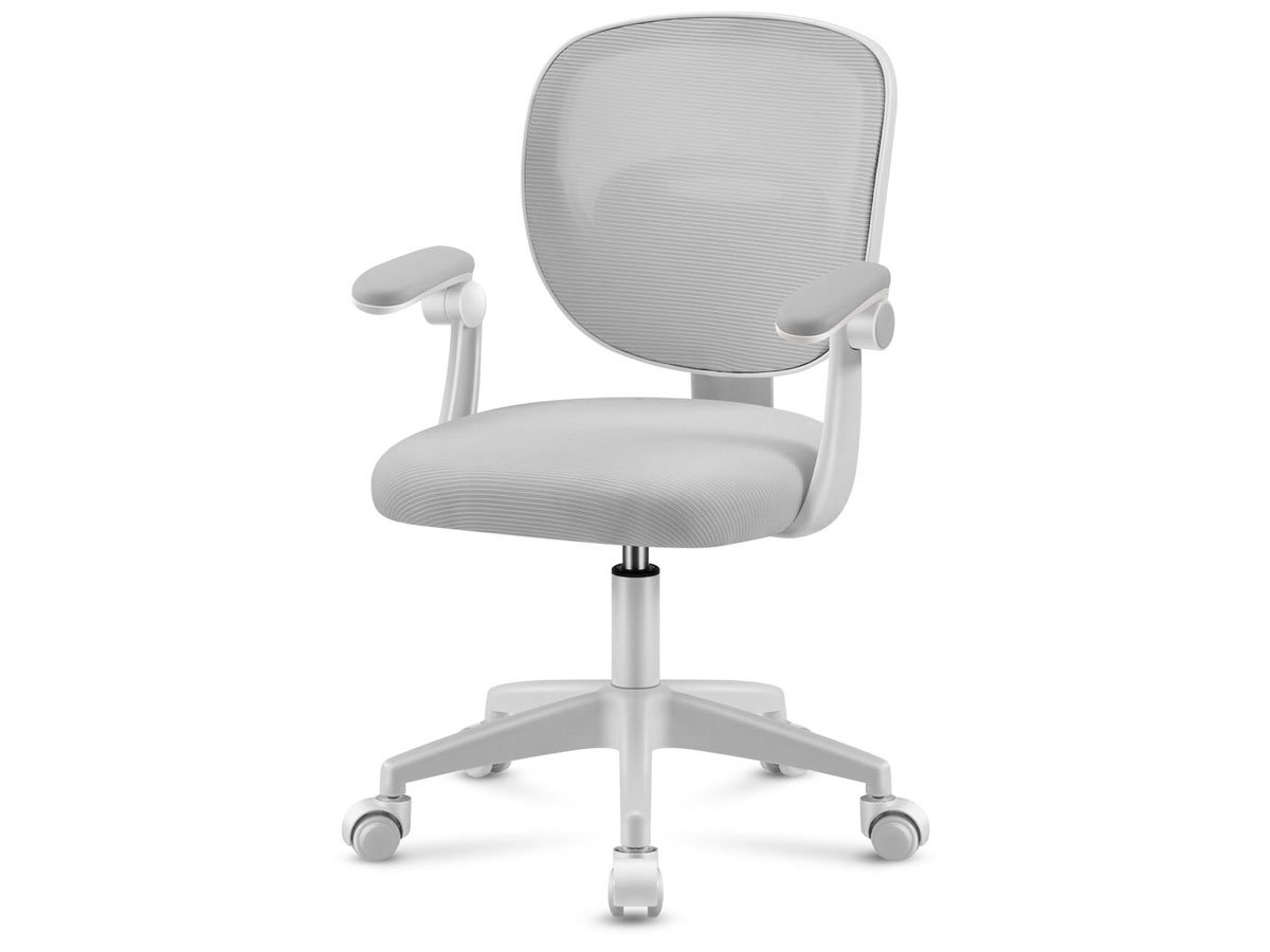 Fotel dla dzieci Mark Adler Junior 3.0 Grey - Widok od przodu pod kątem