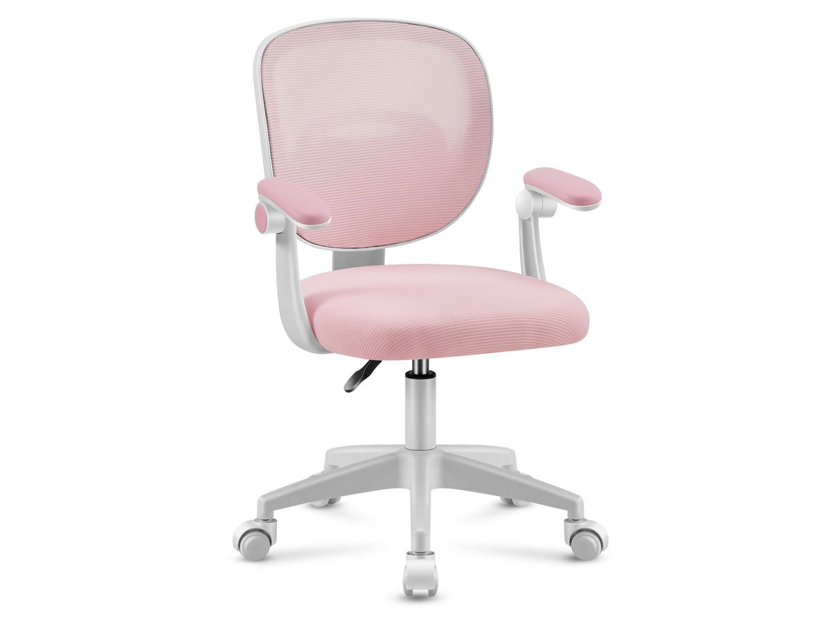 Fotel dla dzieci Mark Adler Junior 3.0 Pink - Widok od przodu pod kątem