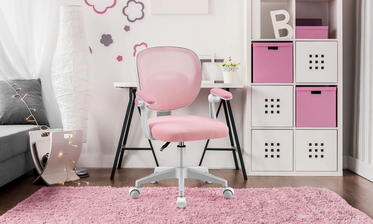 Fotel dla dzieci Mark Adler Junior 3.0 Pink - Grafika lifestyle