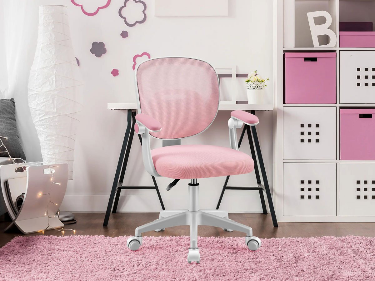 Fotel dla dzieci Mark Adler Junior 3.0 Pink - Grafika lifestyle
