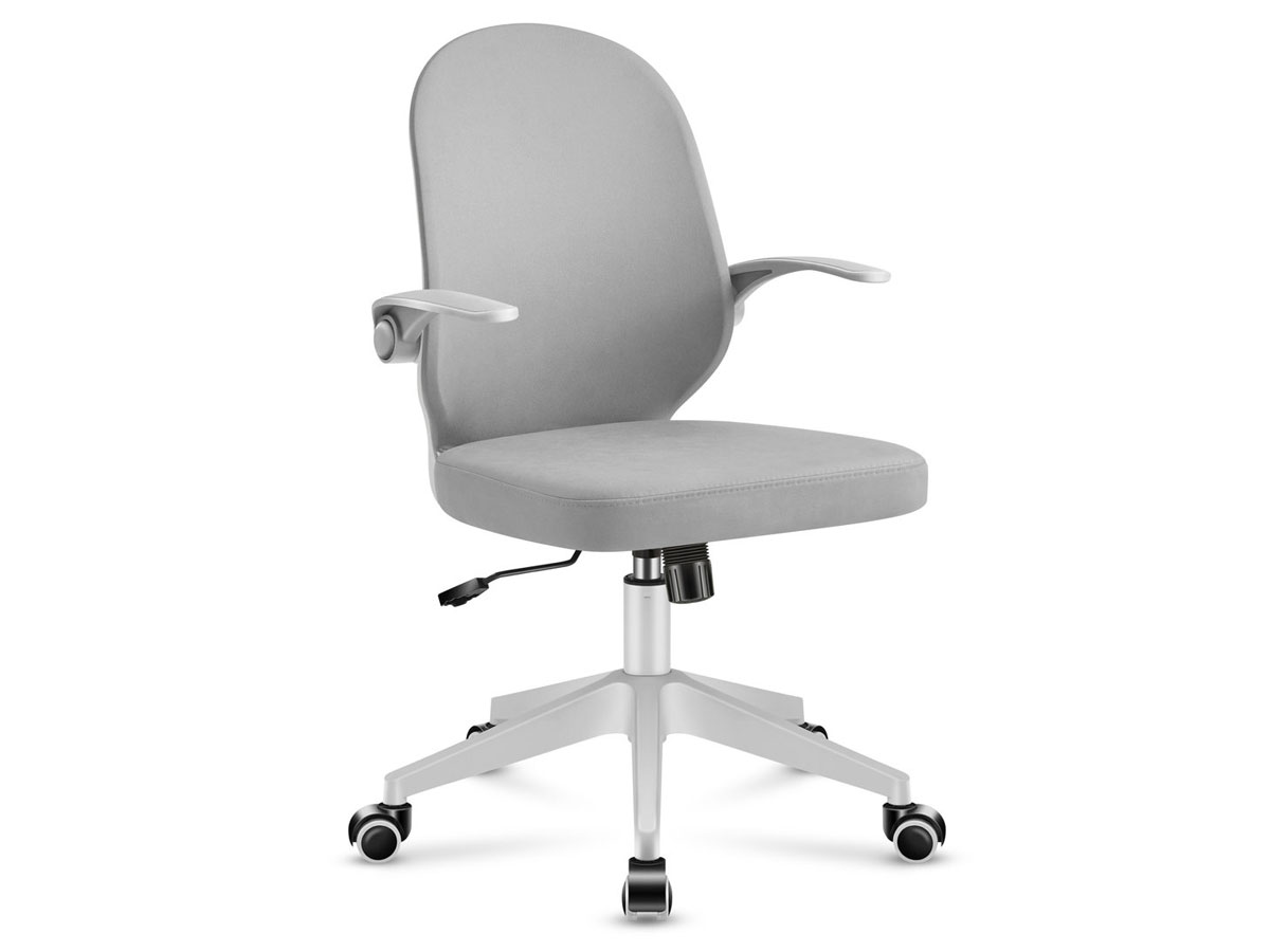 Fotel dla dzieci Mark Adler Junior 4.0 Grey - Widok od przodu pod kątem