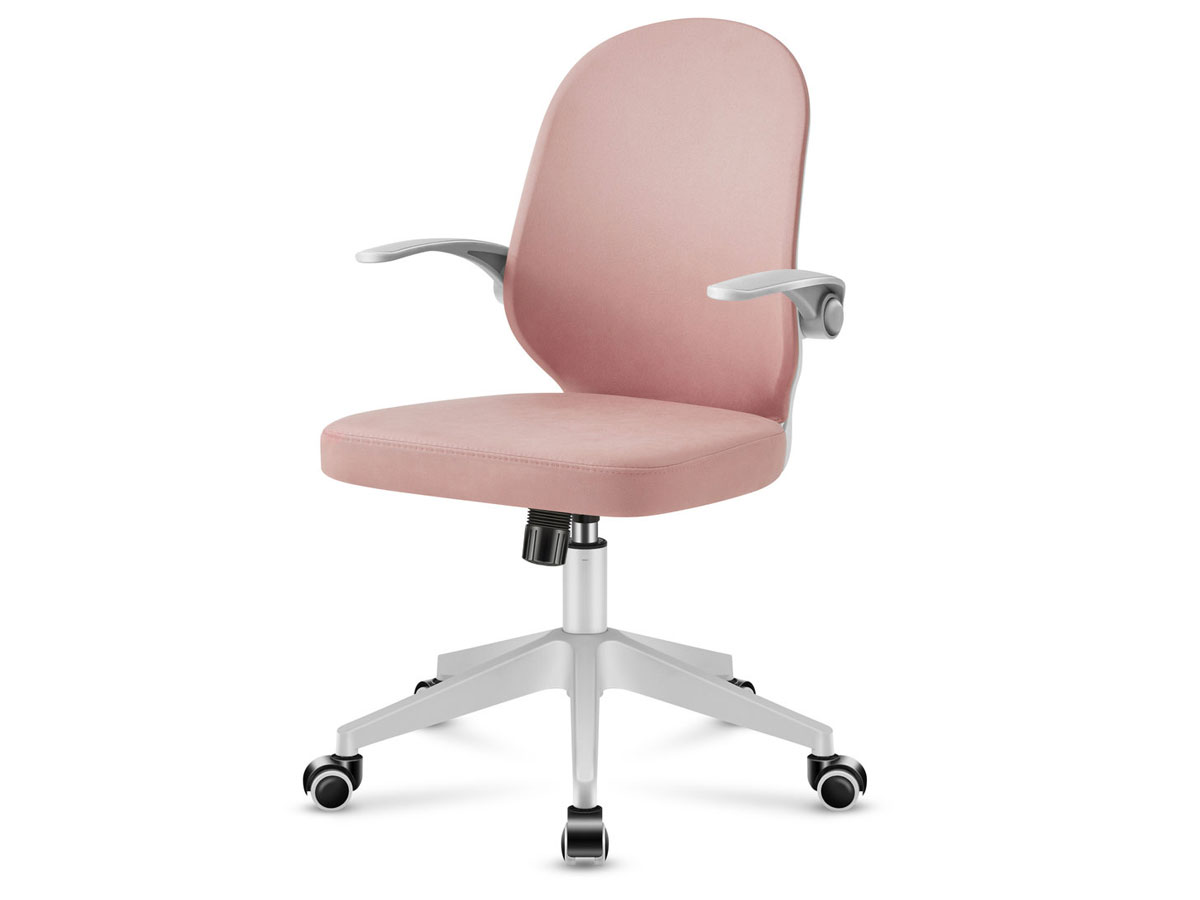 Fotel dla dzieci Mark Adler Junior 4.0 Pink - Widok od przodu pod kątem