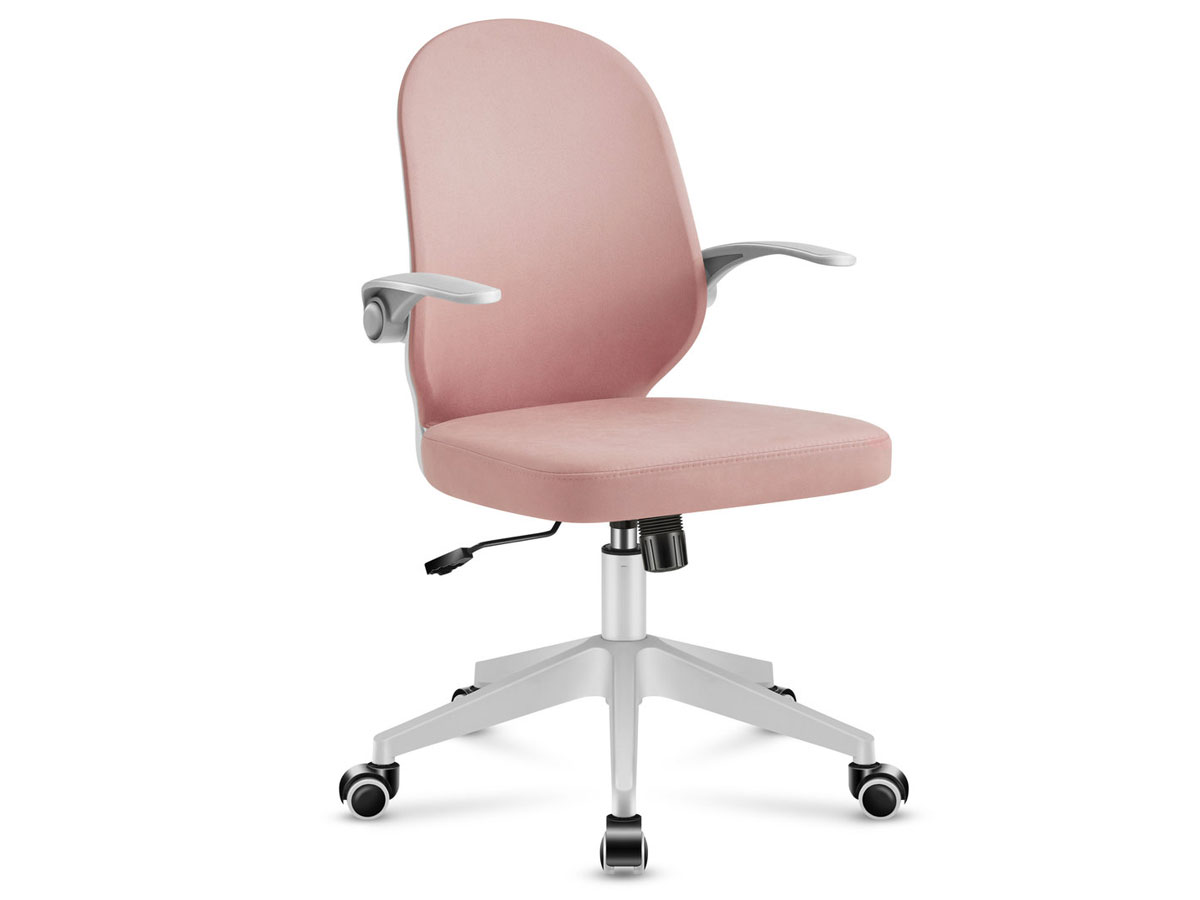 Fotel dla dzieci Mark Adler Junior 4.0 Pink - Widok od przodu pod kątem