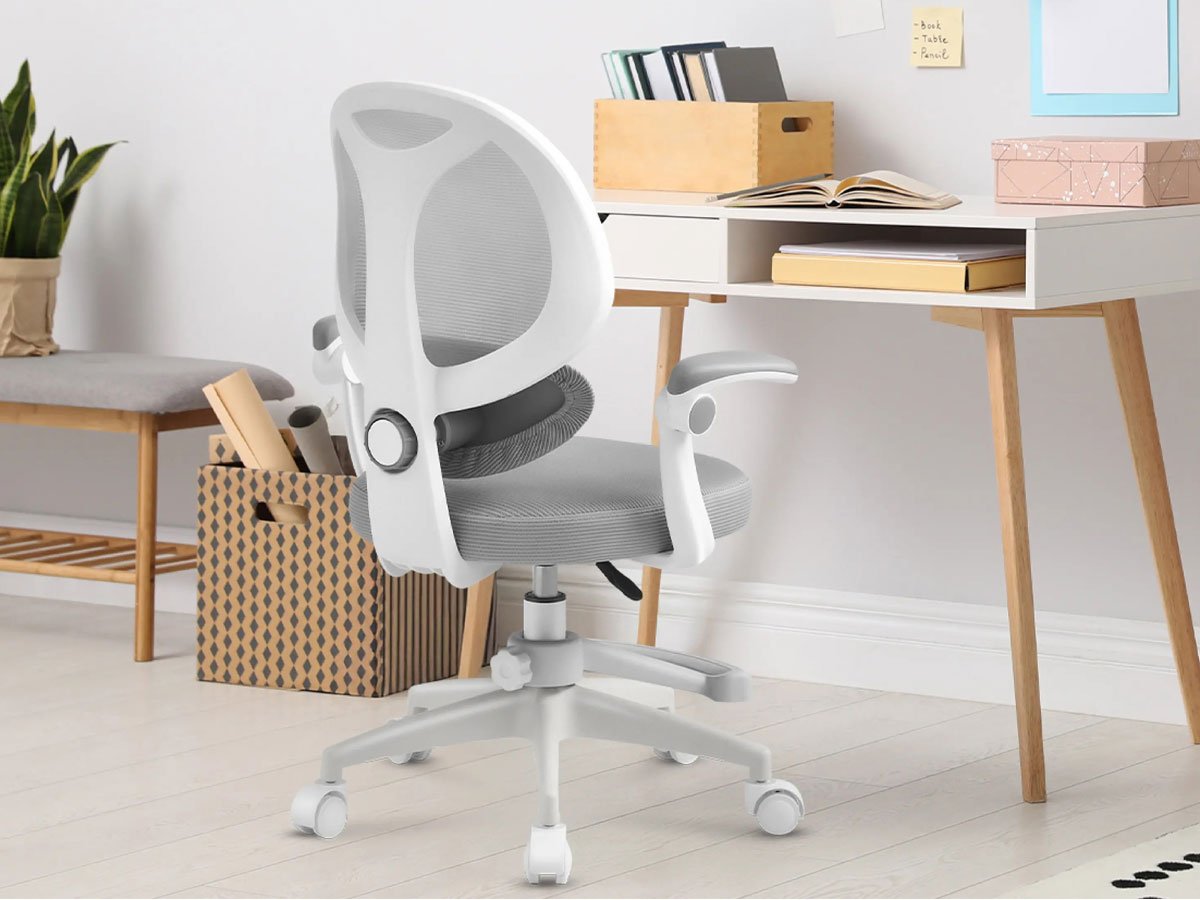 Fotel dla dzieci Mark Adler Junior 4.5 Grey - Grafika lifestyle
